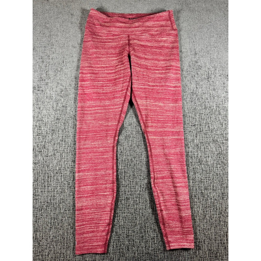 NOBULL Womens Red Space Dye High Rise Athletic Training Leggings Size Medium